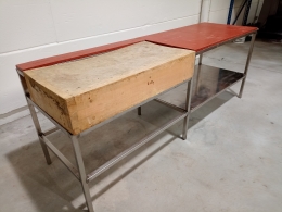 Butchers block with table 